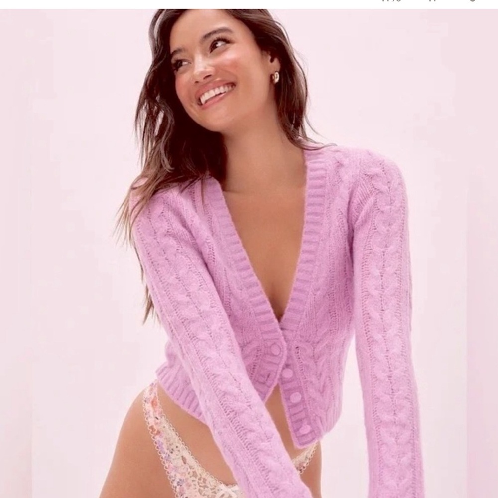 For love and lemons  cardigan sweater. NWT size medium